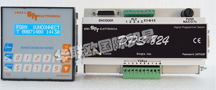 意大利CREI STT Elettronica公司的產(chǎn)品主要是生產(chǎn)電子凸輪編程器：意大利 CREI STT Elettronica電子凸輪編程器、CREI STT Elettronica絕對(duì)式單圈編碼器、電子凸輪編程器、光學(xué)編碼器、繼電器接口、屏蔽電纜、電源、彈性接頭、鍵盤(pán)保護(hù)蓋。